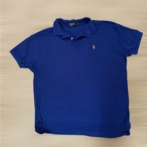 Ralph Lauren vintage Men's Classic Blue Polo Shirt
